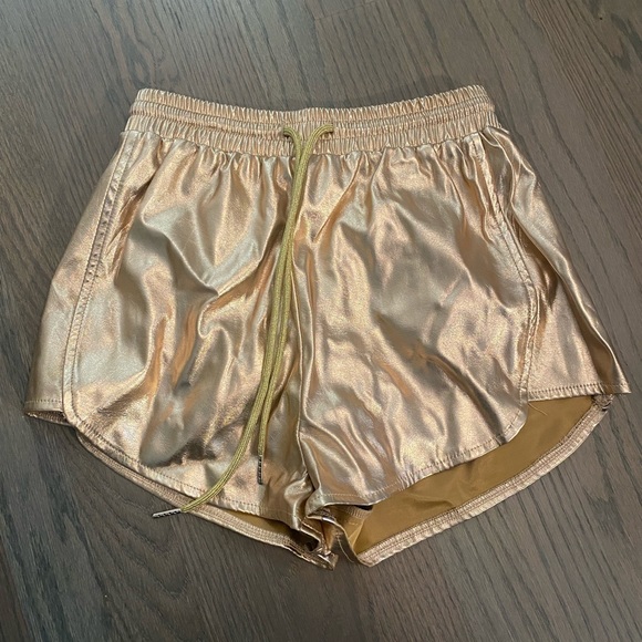 By The Way rose gold shorts - Picture 1 of 4